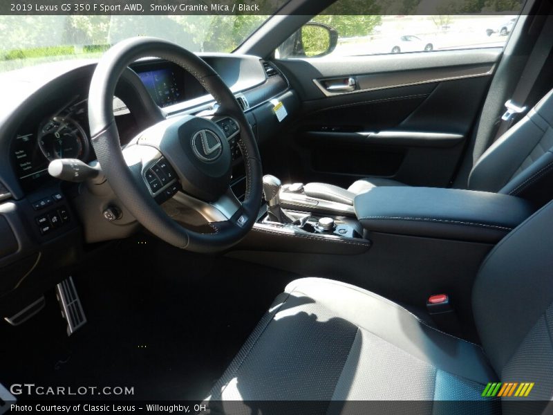 Smoky Granite Mica / Black 2019 Lexus GS 350 F Sport AWD