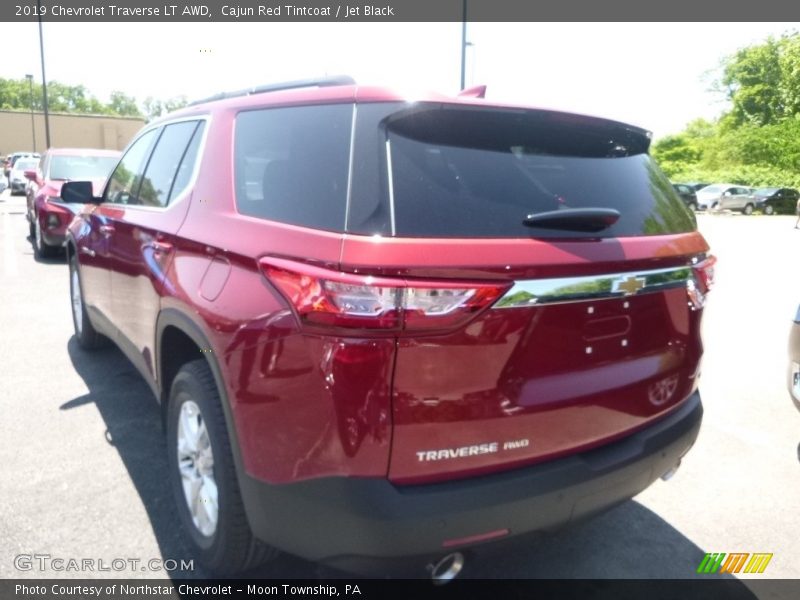 Cajun Red Tintcoat / Jet Black 2019 Chevrolet Traverse LT AWD