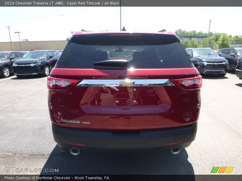 Cajun Red Tintcoat / Jet Black 2019 Chevrolet Traverse LT AWD