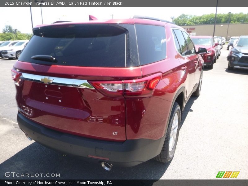 Cajun Red Tintcoat / Jet Black 2019 Chevrolet Traverse LT AWD