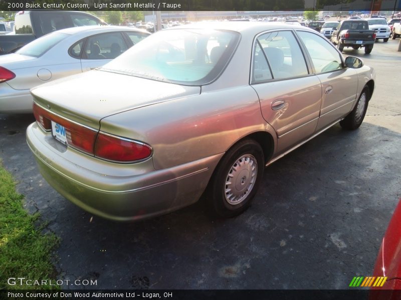 Light Sandrift Metallic / Taupe 2000 Buick Century Custom