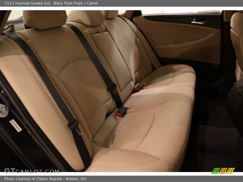 Black Plum Pearl / Camel 2011 Hyundai Sonata GLS