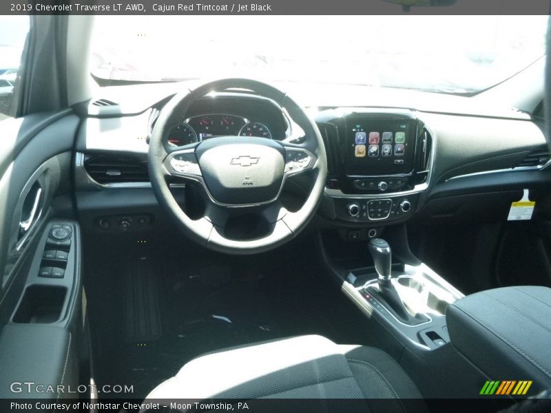 Cajun Red Tintcoat / Jet Black 2019 Chevrolet Traverse LT AWD