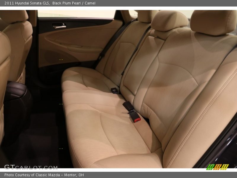 Black Plum Pearl / Camel 2011 Hyundai Sonata GLS