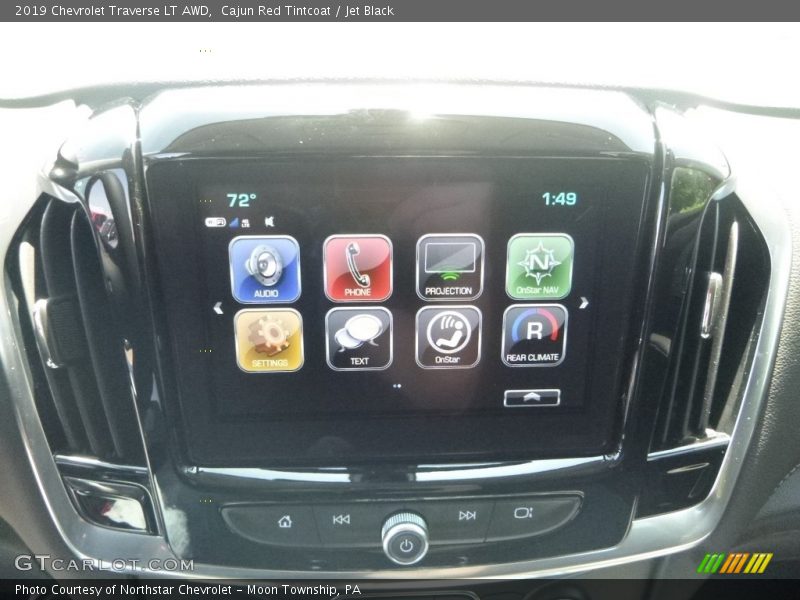 Cajun Red Tintcoat / Jet Black 2019 Chevrolet Traverse LT AWD
