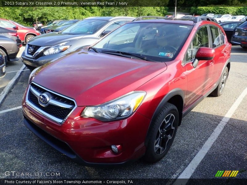 Venetian Red Pearl / Ivory 2013 Subaru XV Crosstrek 2.0 Premium
