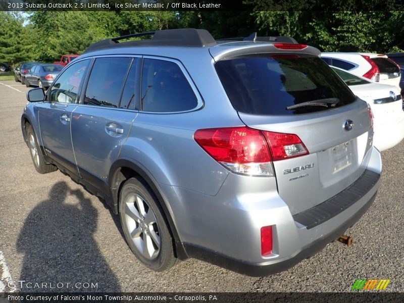 Ice Silver Metallic / Off Black Leather 2013 Subaru Outback 2.5i Limited