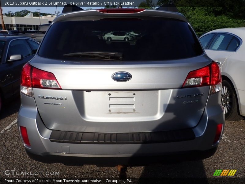 Ice Silver Metallic / Off Black Leather 2013 Subaru Outback 2.5i Limited
