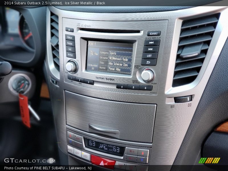 Ice Silver Metallic / Black 2014 Subaru Outback 2.5i Limited