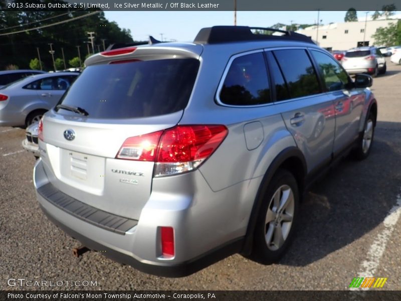 Ice Silver Metallic / Off Black Leather 2013 Subaru Outback 2.5i Limited