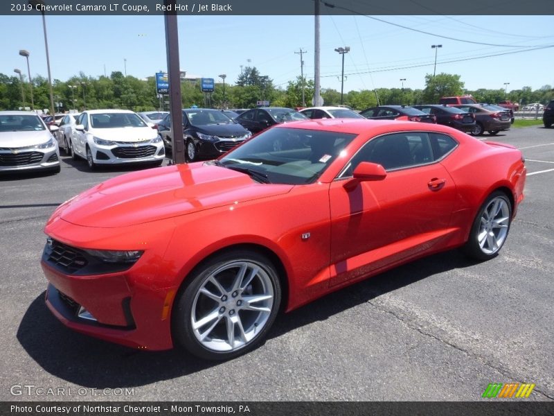 Red Hot / Jet Black 2019 Chevrolet Camaro LT Coupe