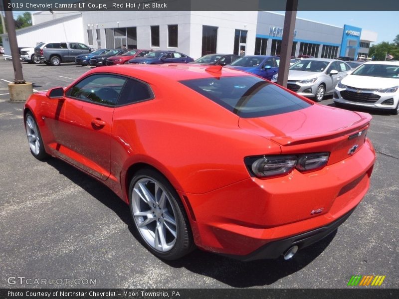 Red Hot / Jet Black 2019 Chevrolet Camaro LT Coupe