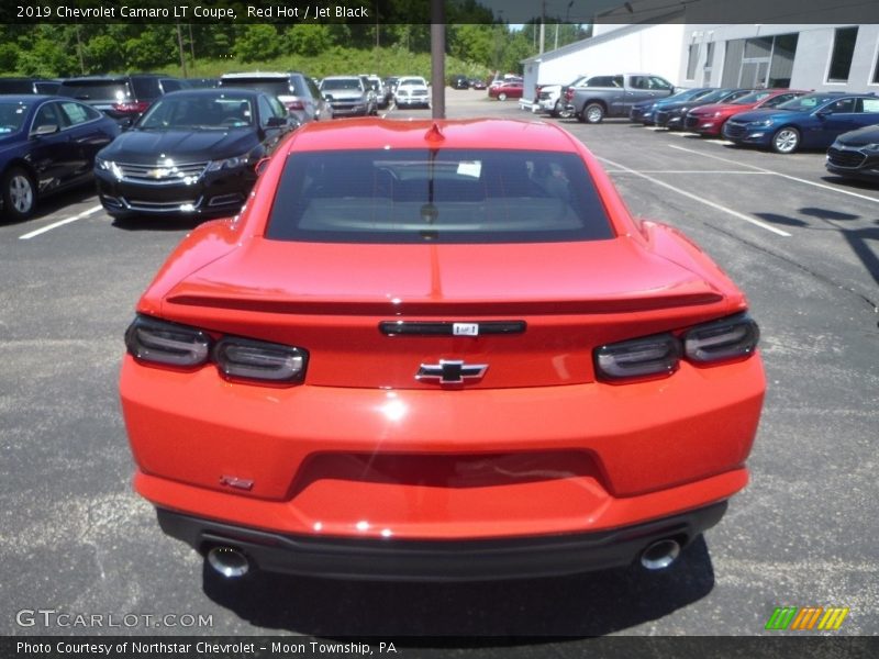 Red Hot / Jet Black 2019 Chevrolet Camaro LT Coupe