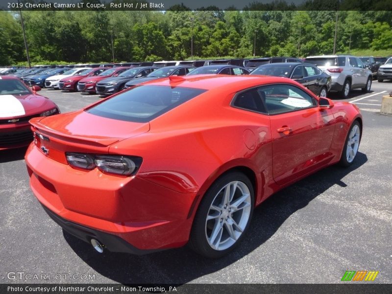 Red Hot / Jet Black 2019 Chevrolet Camaro LT Coupe