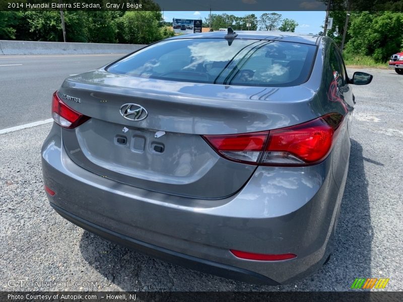 Gray / Beige 2014 Hyundai Elantra SE Sedan