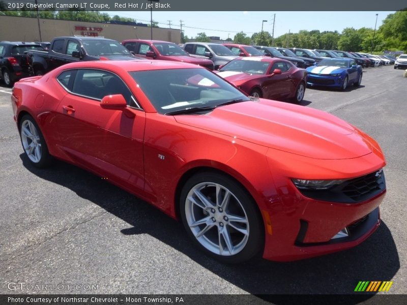 Red Hot / Jet Black 2019 Chevrolet Camaro LT Coupe