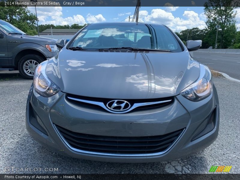 Gray / Beige 2014 Hyundai Elantra SE Sedan