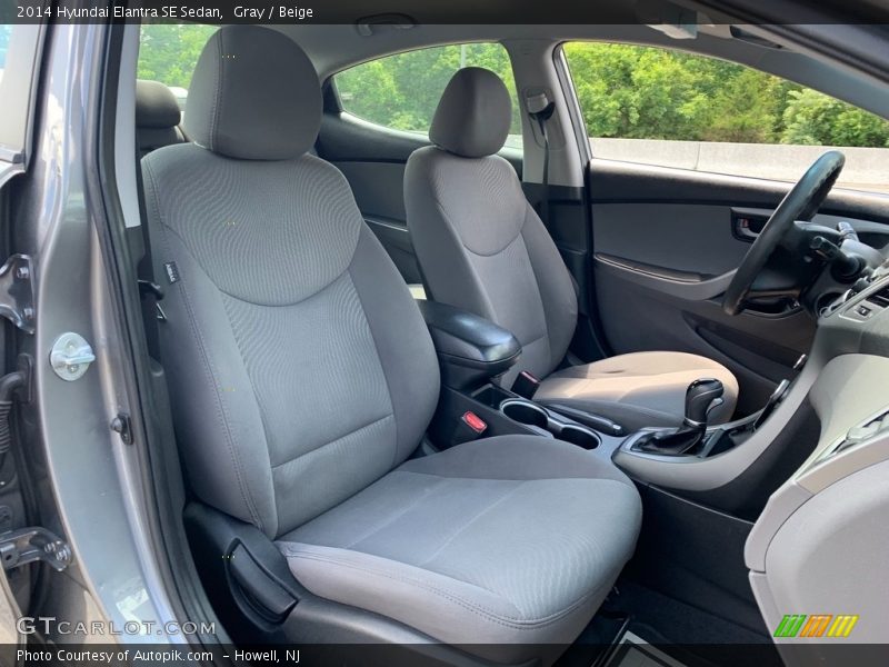 Gray / Beige 2014 Hyundai Elantra SE Sedan