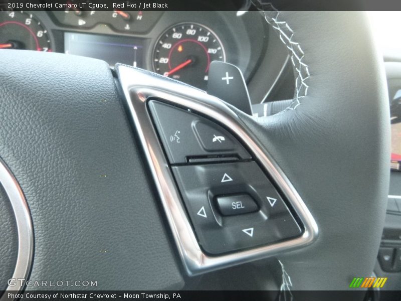 Red Hot / Jet Black 2019 Chevrolet Camaro LT Coupe