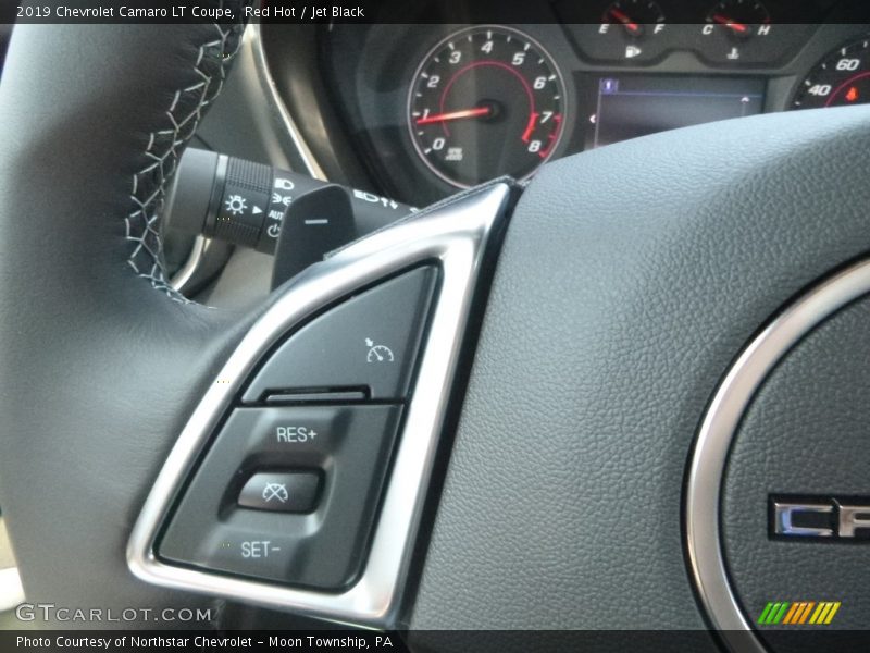 Red Hot / Jet Black 2019 Chevrolet Camaro LT Coupe