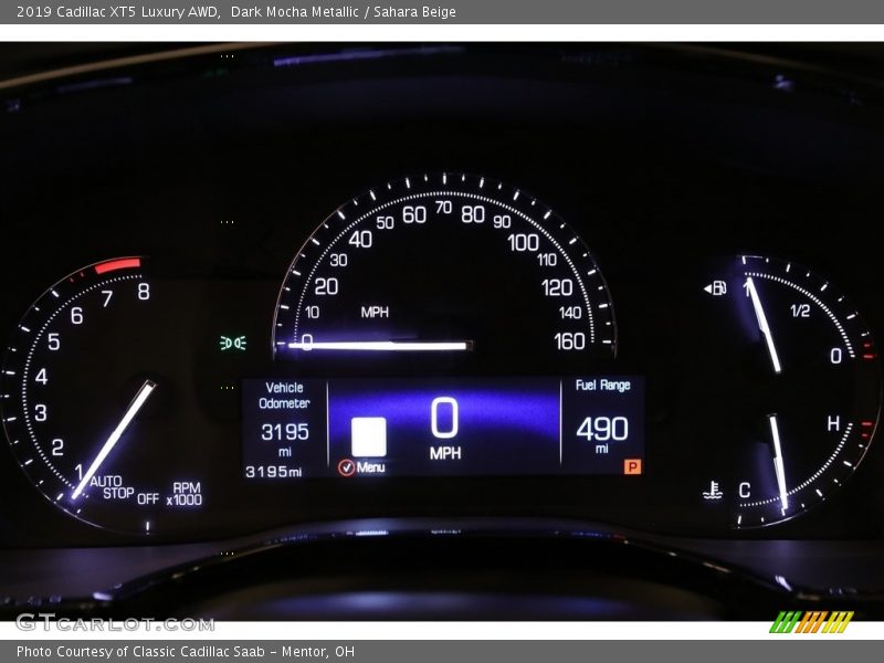 Dark Mocha Metallic / Sahara Beige 2019 Cadillac XT5 Luxury AWD