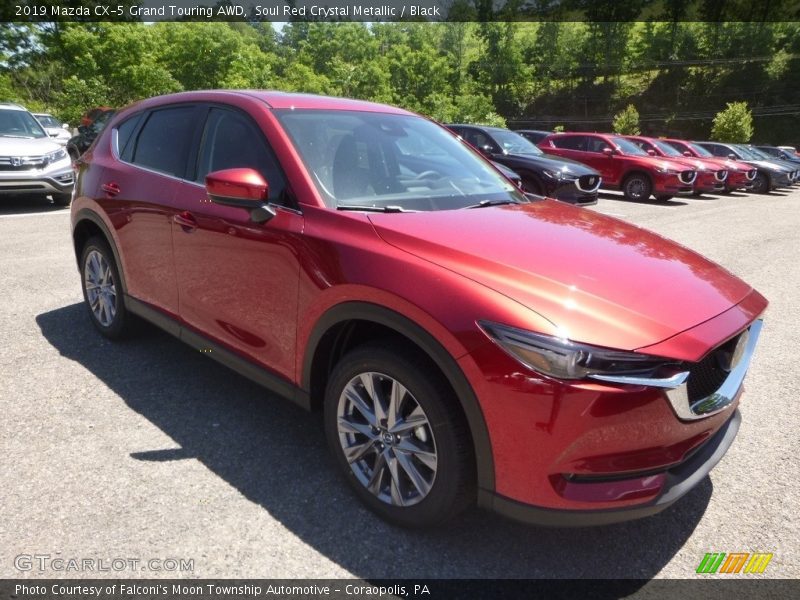 Soul Red Crystal Metallic / Black 2019 Mazda CX-5 Grand Touring AWD