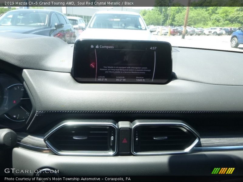 Soul Red Crystal Metallic / Black 2019 Mazda CX-5 Grand Touring AWD