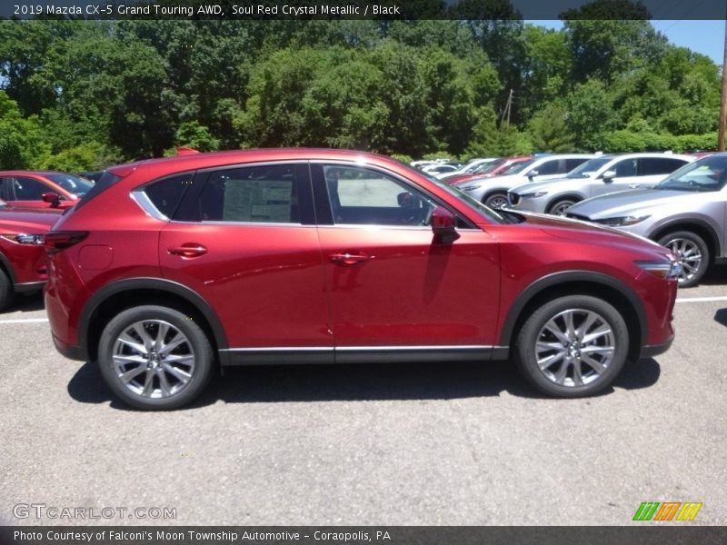 Soul Red Crystal Metallic / Black 2019 Mazda CX-5 Grand Touring AWD