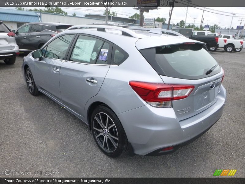 Ice Silver Metallic / Black 2019 Subaru Impreza 2.0i Limited 5-Door