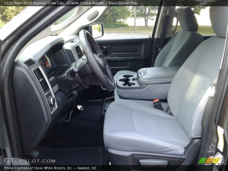 Granite Crystal Metallic / Black/Diesel Gray 2017 Ram 1500 Express Crew Cab