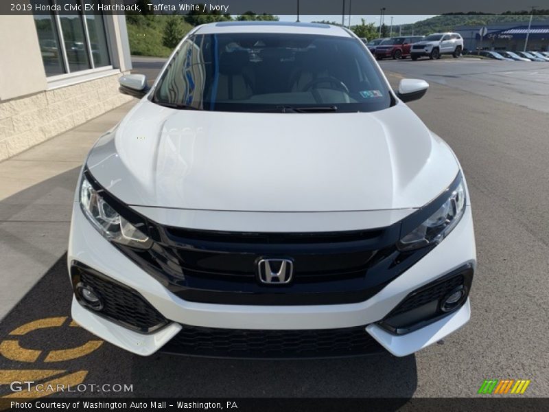 Taffeta White / Ivory 2019 Honda Civic EX Hatchback