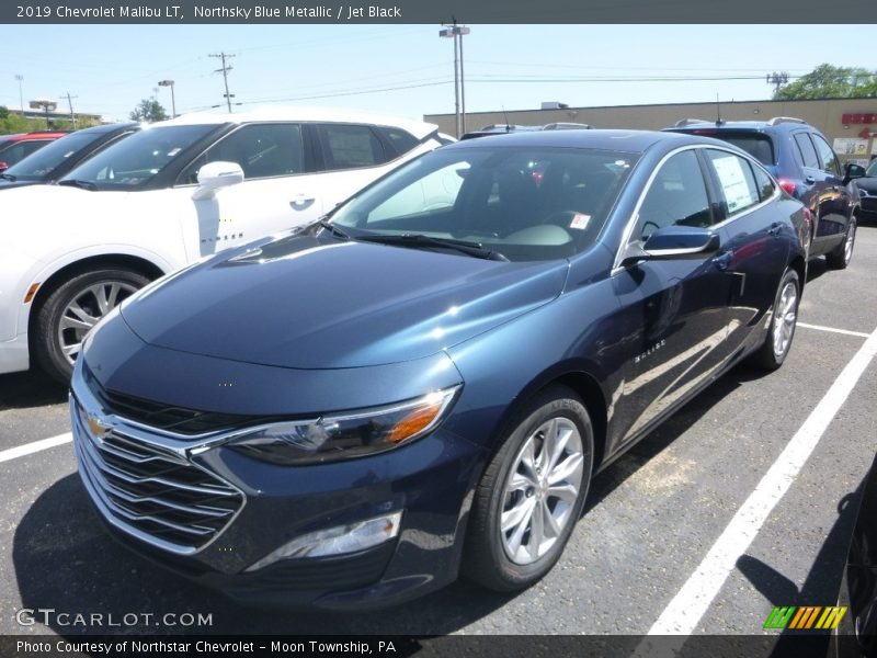 Northsky Blue Metallic / Jet Black 2019 Chevrolet Malibu LT