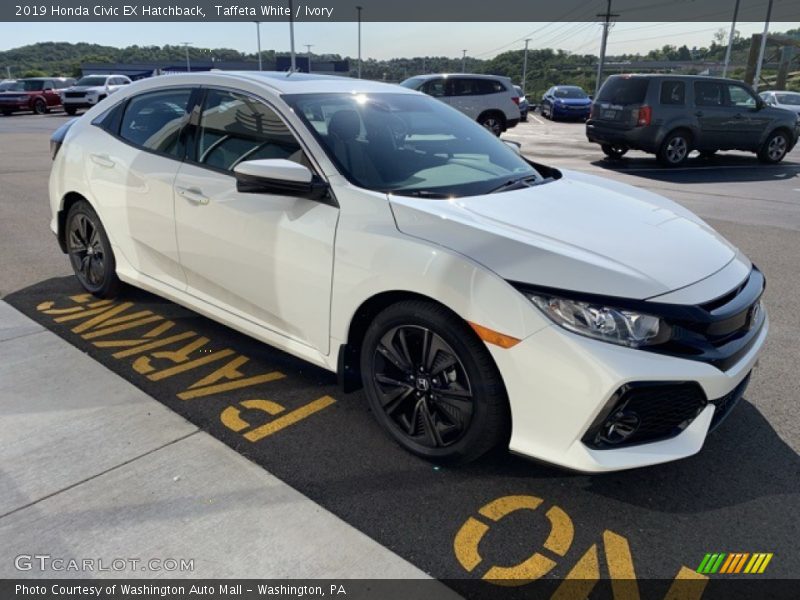 Taffeta White / Ivory 2019 Honda Civic EX Hatchback
