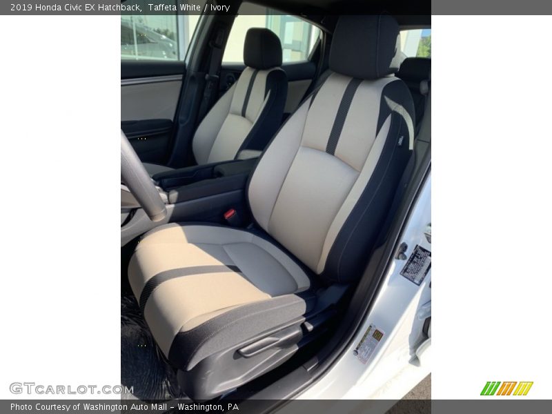Taffeta White / Ivory 2019 Honda Civic EX Hatchback