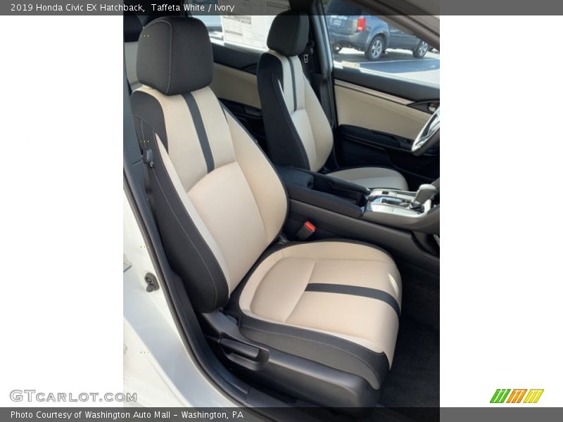 Taffeta White / Ivory 2019 Honda Civic EX Hatchback