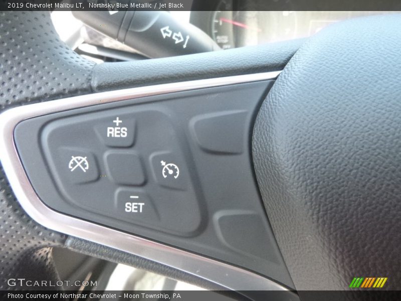 Northsky Blue Metallic / Jet Black 2019 Chevrolet Malibu LT
