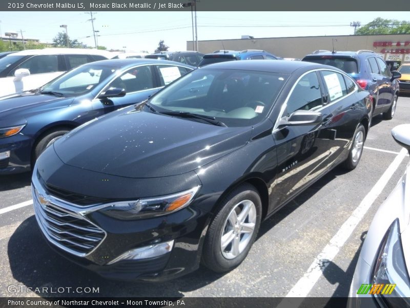 Mosaic Black Metallic / Jet Black 2019 Chevrolet Malibu LS