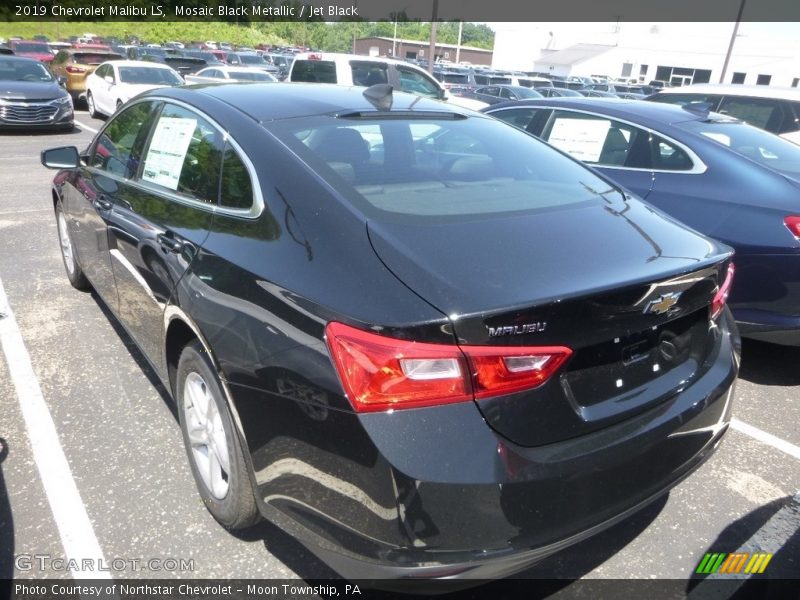Mosaic Black Metallic / Jet Black 2019 Chevrolet Malibu LS