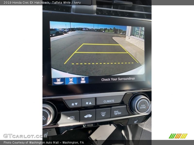 Taffeta White / Ivory 2019 Honda Civic EX Hatchback