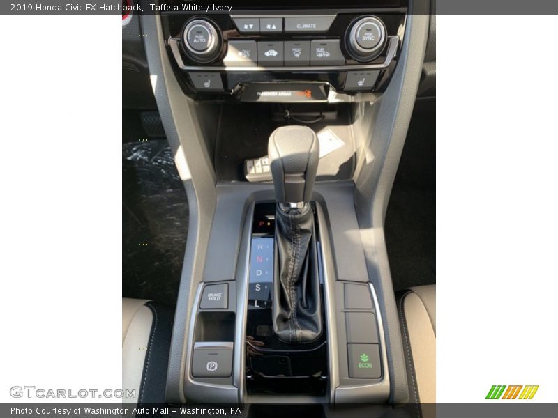 Taffeta White / Ivory 2019 Honda Civic EX Hatchback