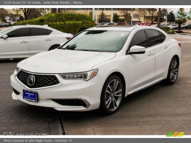 Lunar Silver Metallic / Ebony 2019 Acura TLX V6 Sedan