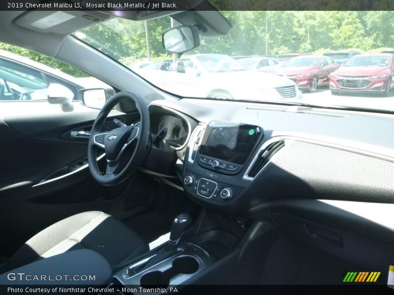 Mosaic Black Metallic / Jet Black 2019 Chevrolet Malibu LS