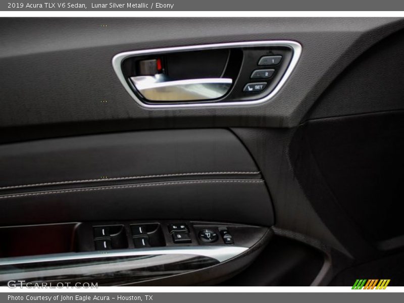 Lunar Silver Metallic / Ebony 2019 Acura TLX V6 Sedan