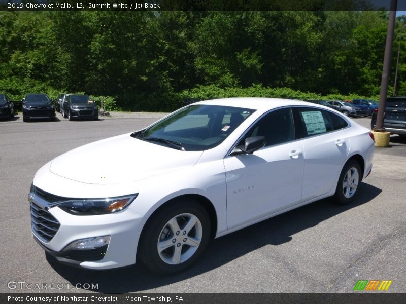 Summit White / Jet Black 2019 Chevrolet Malibu LS