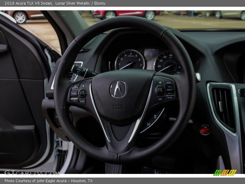 Lunar Silver Metallic / Ebony 2019 Acura TLX V6 Sedan