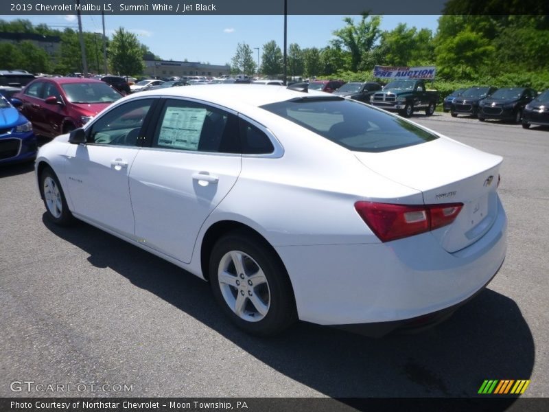 Summit White / Jet Black 2019 Chevrolet Malibu LS