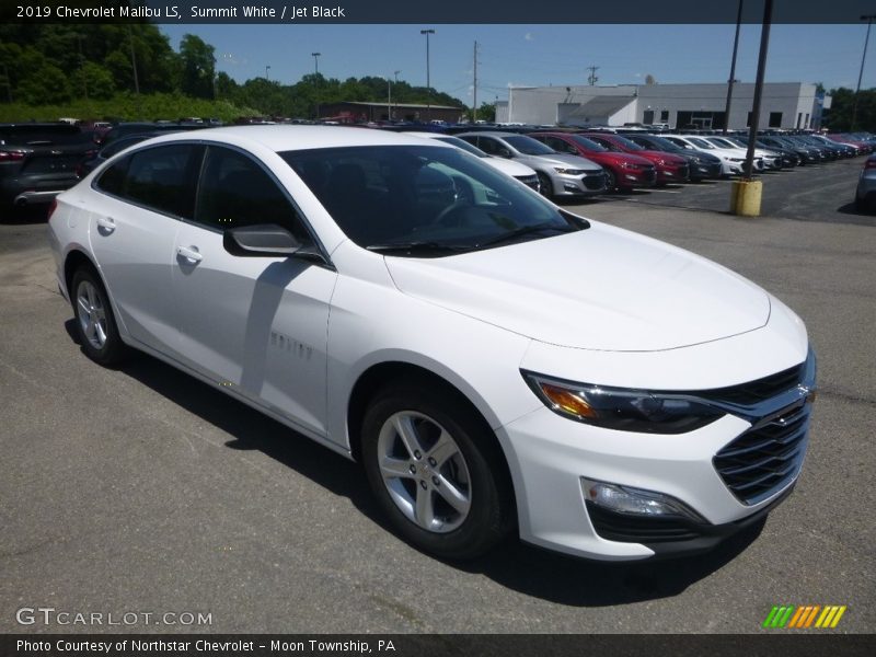 Summit White / Jet Black 2019 Chevrolet Malibu LS