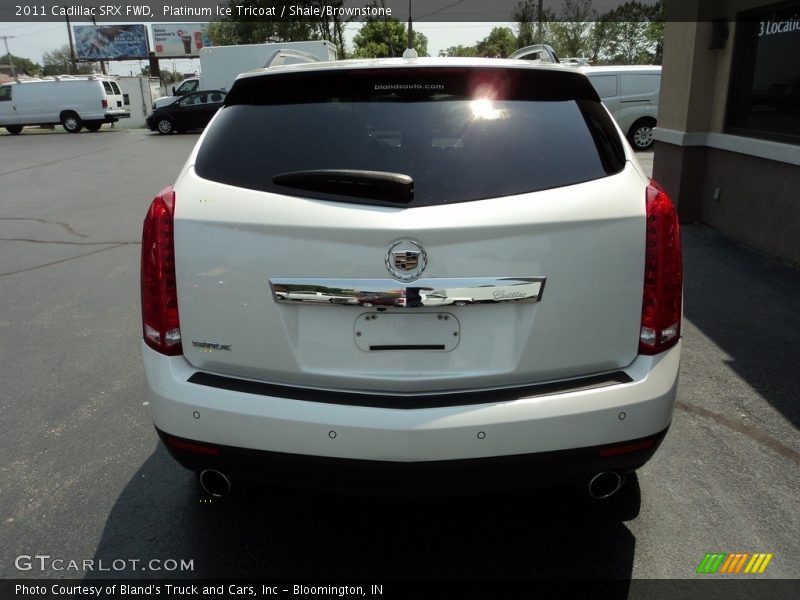 Platinum Ice Tricoat / Shale/Brownstone 2011 Cadillac SRX FWD