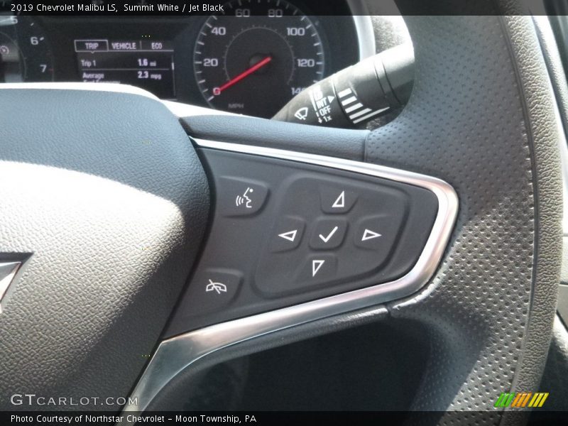 Summit White / Jet Black 2019 Chevrolet Malibu LS