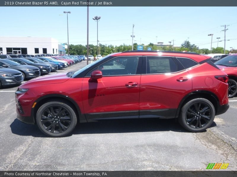 Cajun Red Tintcoat / Jet Black 2019 Chevrolet Blazer RS AWD